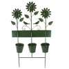 Direct International 39.0 Inch Sunflower Welcome W/Pots Planter Birds Yard Decor Decorative Garden Stakes - 2 of 3