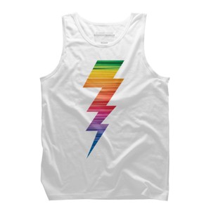 Adult Design By Humans Lightning Bolt Thunder Storm Pride By heybert00 Tank Top - 1 of 2