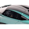 2021 Aston Martin Valkyrie British Racing Green with Black Top 1/18 Model Car by GT Spirit - 3 of 4