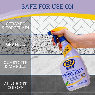 Zep Home Pro 2-in-1 Miracle Grout Cleaner & Protectant - 32oz