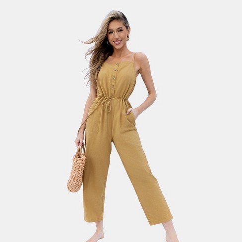 Target cheap yellow jumpsuit