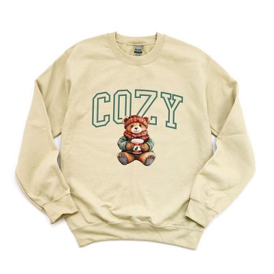 Simply Sage Market Women's Graphic Sweatshirt Cozy Bear