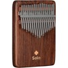Sela 17 Note Solid Kalimba Black Walnut - 2 of 4