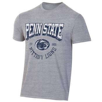 NCAA Penn State Nittany Lions Men's Gray Triblend T-Shirt