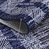 Modern Geometric Washable Rug – Non-Slip Low Pile  Carpet for Living Room, Bedroom & More - 4 of 4