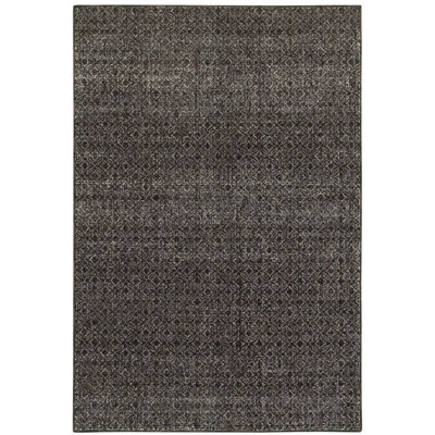 Oriental Weavers Atlas 8048Q Black/ Grey Indoor Area Rug - 5'3" x 7'3"
