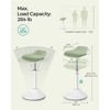 SONGMICS Standing Desk Chair, Adjustable Ergonomic Standing Stool,Swivel Sitting Balance Chair, Anti-Slip Bottom Pad - 4 of 4