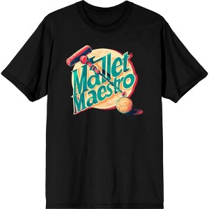 Croquet "Mallet Maestro" Adult Crew Neck Short Sleeve Tee - 1 of 2