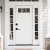 ZACHVO Zinc Alloy Door Lever with Ergonomic Grip, Chamfered Edges, Easy Installation- 1 Pack - 3 of 4