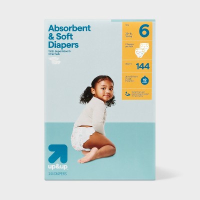 Disposable Diapers - Size 6 - 144ct - up&up™