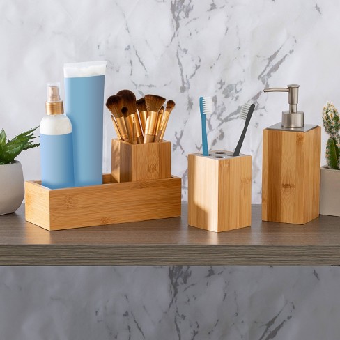 target bamboo bathroom accessories