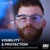 Bison Life PrimeX Safety Glasses Over Eyeglasses, Anti Fog & Anti Scratch Eye Protection - 1pk - 3 of 4