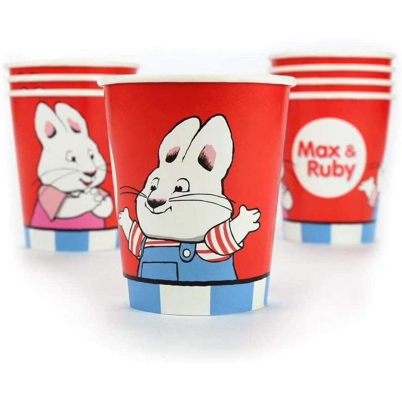 Prime Party Max and Ruby Birthday Party Supplies Pack | 66 Pieces | Serves 8 Guests, 4 of 5