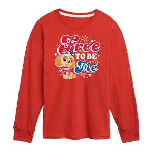 Boys' - Paw Patrol - Americana Long Sleeve Graphic T-Shirt - 1 of 4
