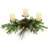 Northlight Real Touch™️ Jingle Bell and Pine Cones Christmas Pillar Candle Holder - 30" - 4 of 4