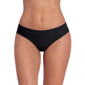 Leonisa No Ride-Up Seamless Thong Panty - - 1 of 4