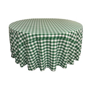 Slickblue Polyester Gingham Checkered Round Tablecloth - 1 of 1