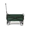 Seina Heavy Duty Compact Folding 150 Pound Capacity Utility Cart, Green (2 Pack) - 3 of 4