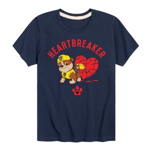 Boys' - Paw Patrol - Valentine's Heartbreaker Short Sleeve Graphic T-Shirt - 1 of 4