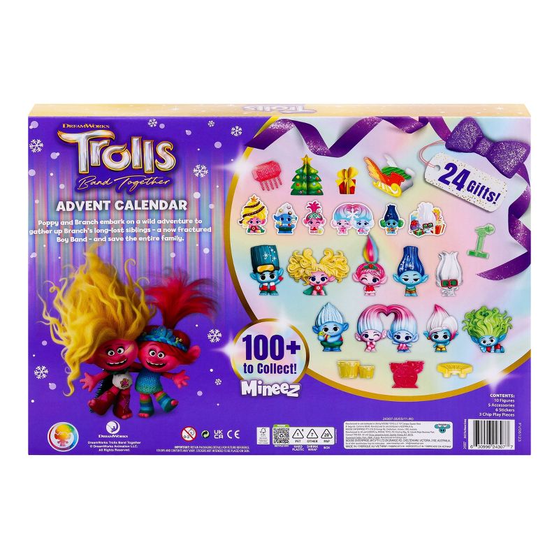 Trolls Band Together Mineez - Holiday Surprise Pack, 5 of 8
