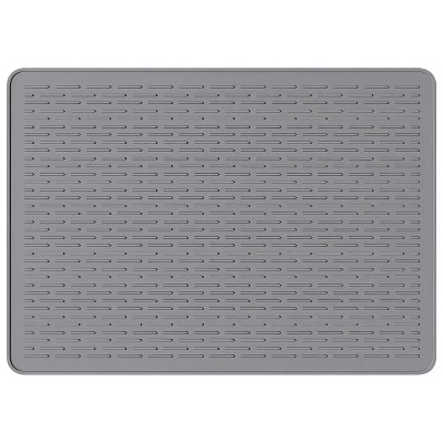 LunaLulinlk 28 x 20 Inches Large Heat Resistant Kitchen Counter Protector, Dish Drying Rack Mat, Non-Slip Countertop Protection Pad