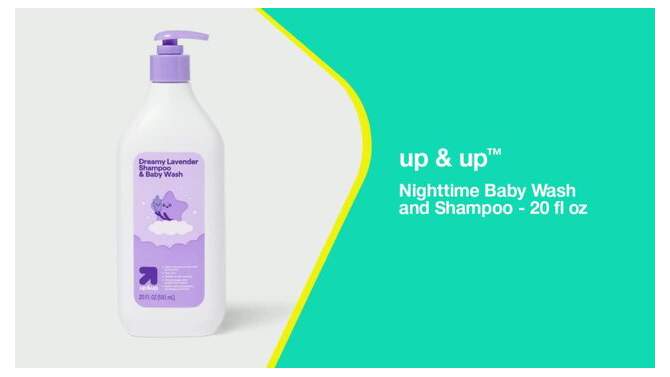 Nighttime Baby Wash and Shampoo - 20 fl oz - up &#38; up&#8482;, 2 of 6, play video