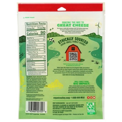 Organic Valley Italian Thick Shreds Cheese - 6oz