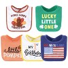 The Peanutshell New Holiday and Baby's First Terry Baby Bib Set for Boys and Girls, 10-Pack - 3 of 4