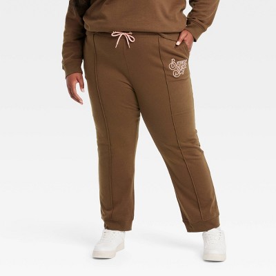 Black History Month Women's Legendary Rootz Brown Suga Joggers - Brown