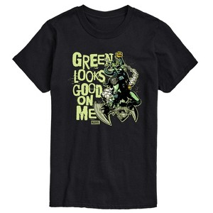 Men's - Marvel - Spider-man St. Patrick's Day Green Looks Good On Me Short Sleeve Graphic T-Shirt - 1 of 4