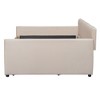 Sapphtopaz Daybed Bed Frame Twin Bed with Drawers and Trundle Wood Slat Support Velvet Bedroom Furniture, Easy Assembly, No Box Spring Needed - 2 of 4