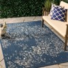 VisioGear Area Rug, 7'*5'3" Vintage Large Non-slip Rug For Living Room Kitchen Bedroom, Blue & Yellow, 84"*63"*0.16" - 4 of 4