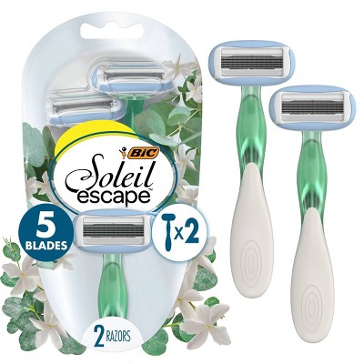 BiC Soleil Escape 5-Blade Disposable Razors - 2ct