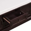 CAVINAS Storage Bench Shoe Rack with Drawers and Cabinets Removable Cushion for Entryway - 2 of 4