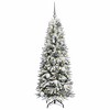 vidaXL Artificial Christmas Tree with 150 LEDs White 63 x 63 x 150 cm - 3 of 4