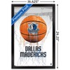 Trends International NBA Dallas Mavericks - Drip Basketball 21 Framed Wall Poster Prints - 3 of 4