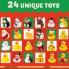Joyfy Countdown to Christmas Advent Calendar - 24Pcs Rubber Ducks for Christmas Gift - 2 of 4