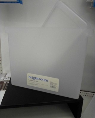 Plastic Hanging File Crate With Lid - Brightroom™ : Target