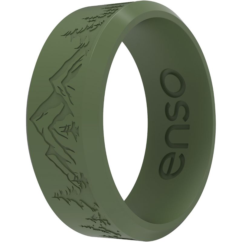 Enso Rings Classic Bevel Series Silicone Ring, 1 of 2