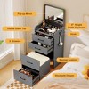 Fredees 3-in-1 Vanity Desk with Flip Top Mirror - 4 of 4