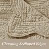 KWPZQEB Quilted Throw Blanket- Microfiber Quilt Throw with Scallop Edge Design, Reversible Versatile Lap Quilt for All Seasons, Lightweight Throws - 3 of 4