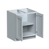 CASAINC W30"x D24"x H34.5" Kitchen Base Cabinet with 2 Doors - 3 of 3