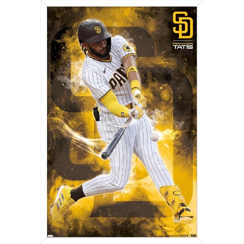 Trends International Mlb San Diego Padres - Fernando Tatis Jr. 22 Framed  Wall Poster Prints White Framed Version 22.375 X 34 : Target