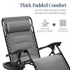 Best Choice Products Oversized Padded Zero Gravity Chair, Folding Outdoor Patio Recliner w/ Side Tray - 4 of 4