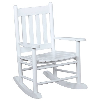 Annie Solid Wood Slat Back Youth Rocking Accent Chair White Coaster   GUEST Ee3c5e70 D674 4271 89a9 Efbab1a3a76d