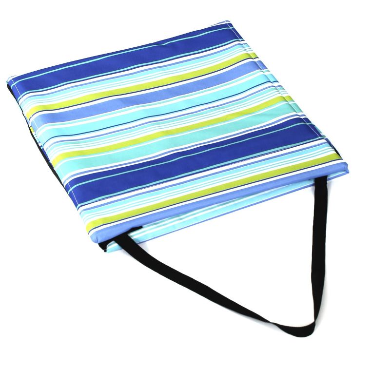 The Lakeside Collection Beach Lounger - Portable Folding Chair - Striped 1 Pieces, 2 of 9