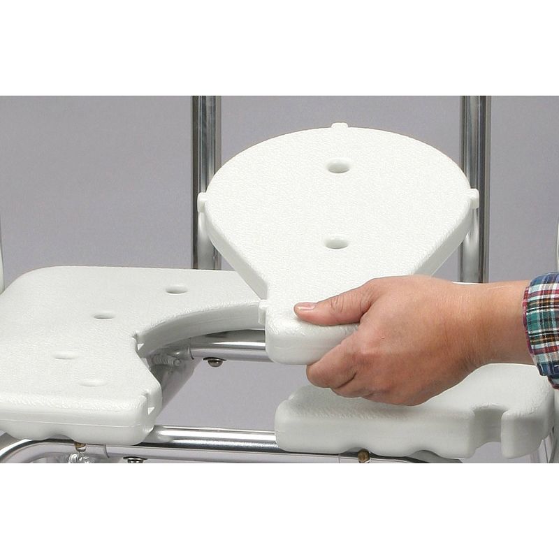 DMI Transfer Bench Sliding Shower Chair - HealthSmart, 3 of 6