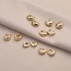 14K Gold Chunky Hoop Earrings Set - Thick Twist Huggie Hoops for Women, Hypoallergenic Statement Jewelry - 4 of 4