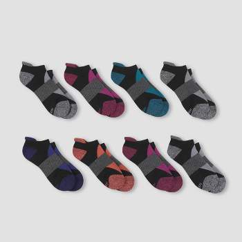 Hanes Girls' 11 + 1 Bonus Pack No Show Athletic Socks - Colors May Vary L  12 ct