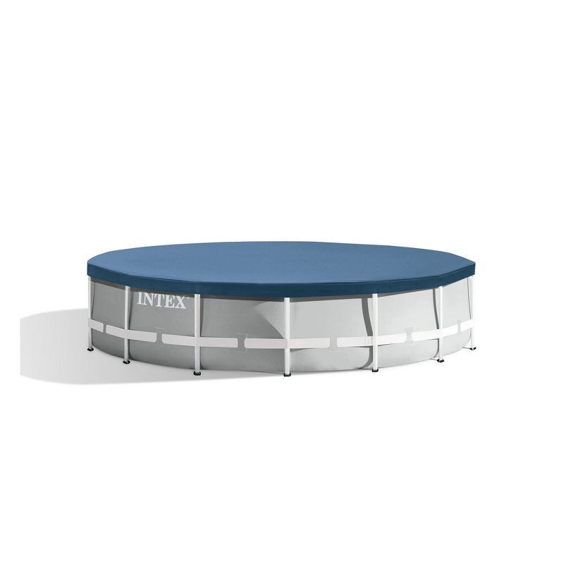Intex 28032E 15 Foot Round Above Ground Swimming Pool Cover, (Pool Cover Only), 1 of 6